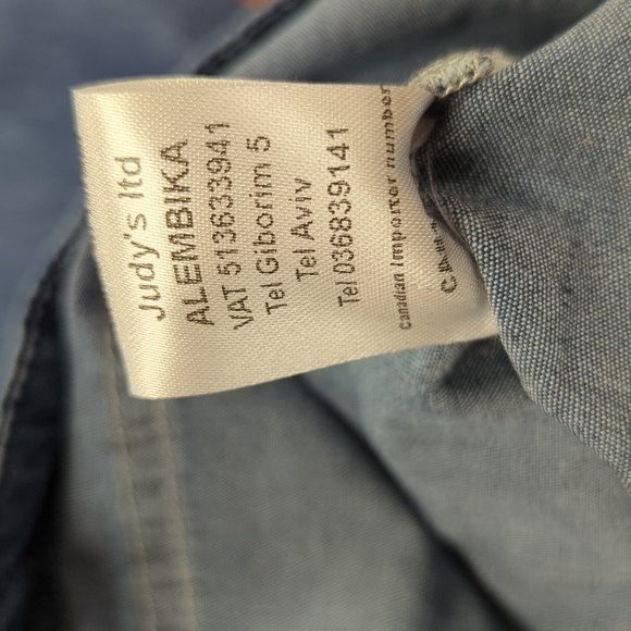 Alembika Cowl Neck Painter Boxy Top Size Small - Picture 6 of 6